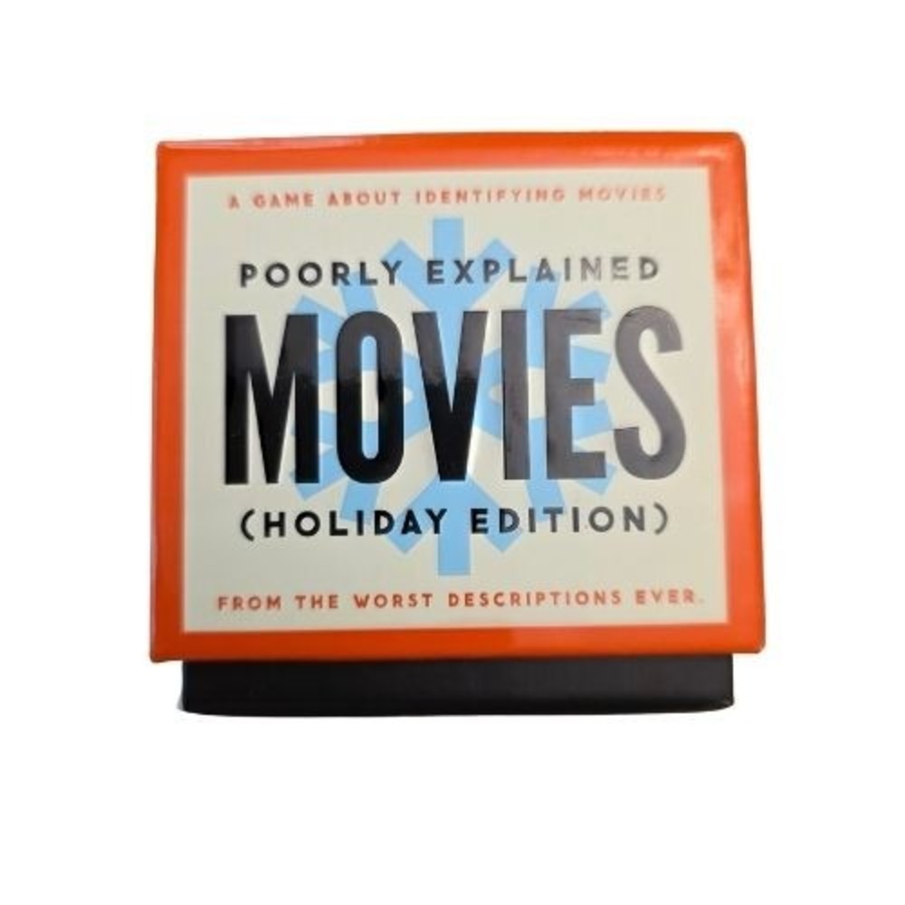 Brass Monkey Poorly Explained Movies Holiday Edition Card Game Christmas Trivia - Picture 7 of 11